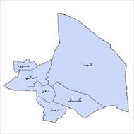 دانلود نقشه بخش های شهرستان کرمان